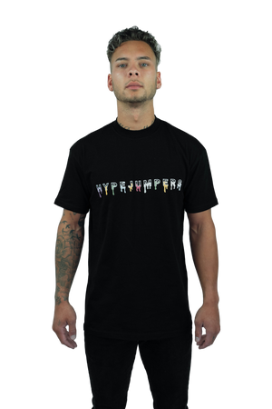 Droplets T-shirt Black