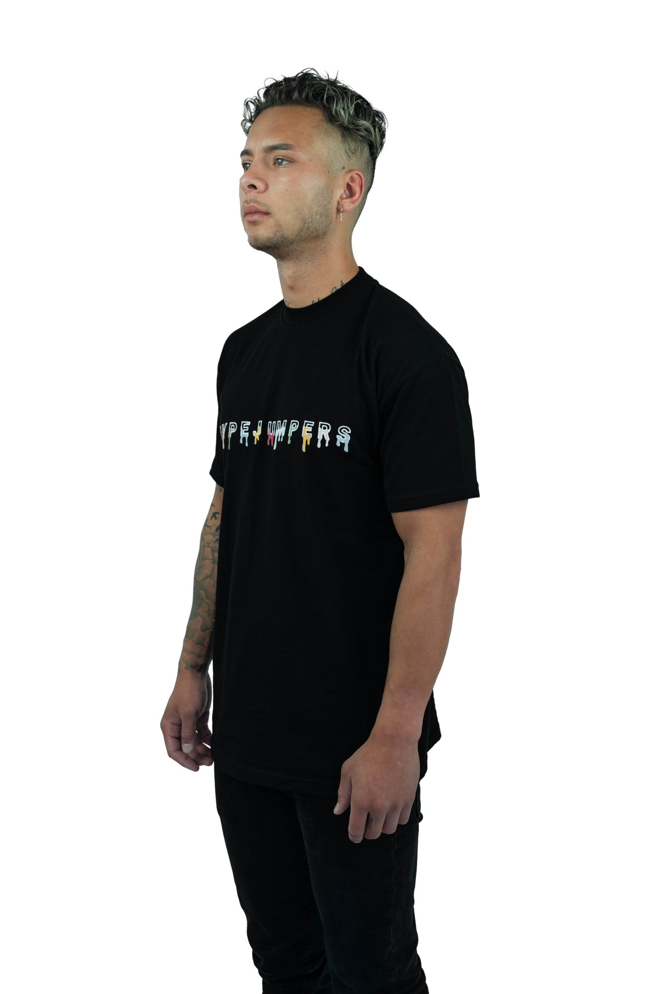 Droplets T-shirt Black