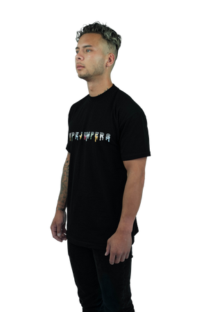 Droplets T-shirt Black